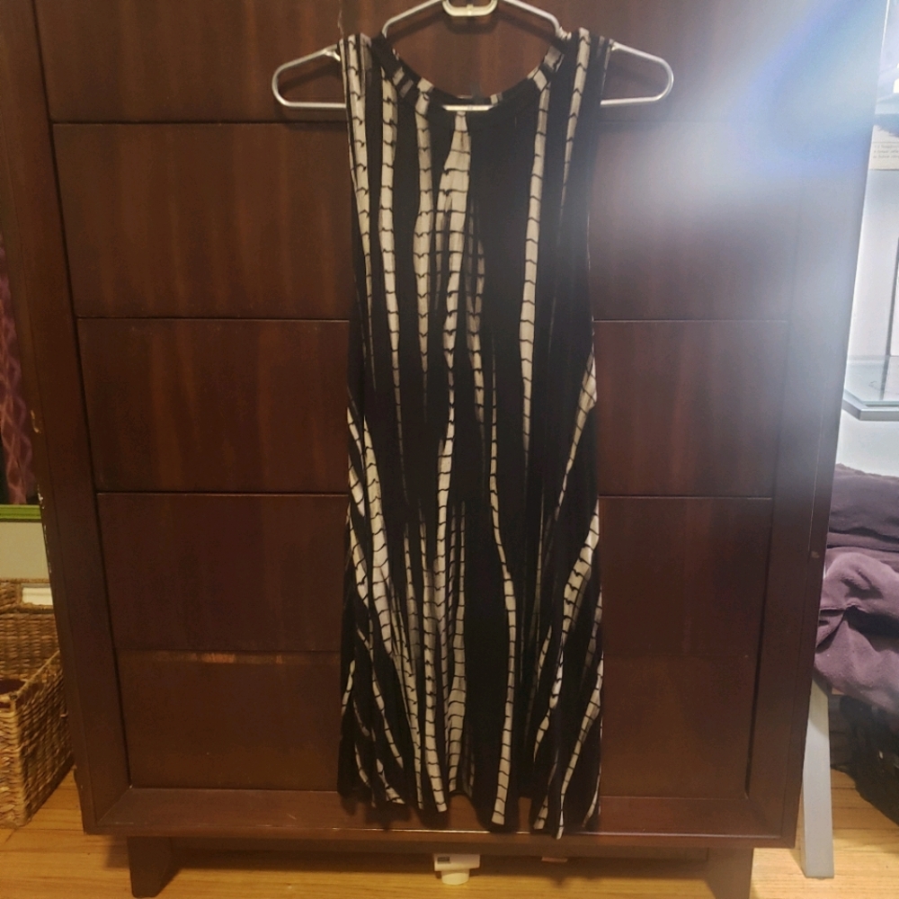 Flowy, tye dye pattern dress